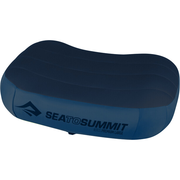 Sea to Summit Aeros Premium Pude Stor, blå