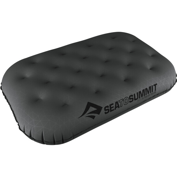 Sea to Summit Aeros Ultralight Coussin Deluxe, gris/noir