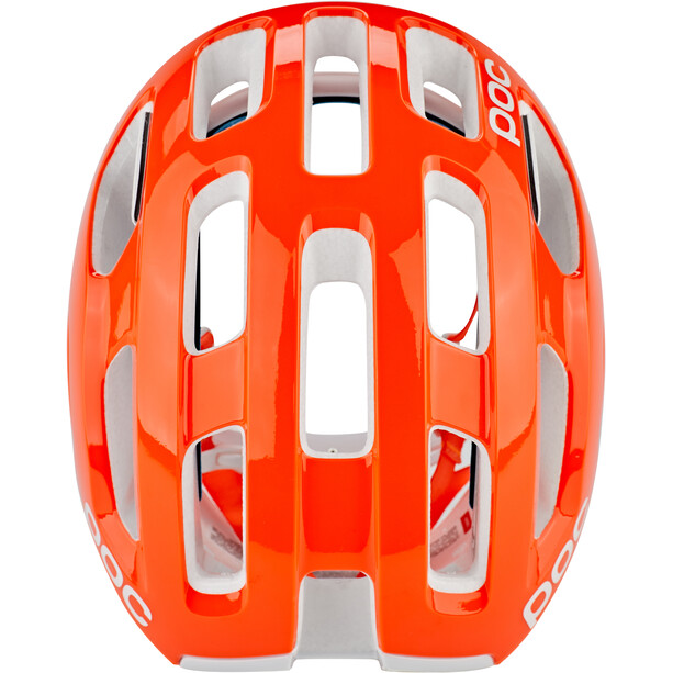 POC Ventral Air Spin Kask rowerowy, pomarańczowy/biały