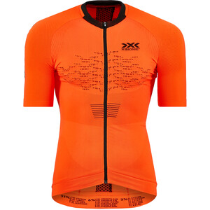 X-Bionic The Trick G2 Maglietta da ciclismo a maniche corte con zip Uomo, arancione arancione