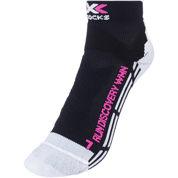 X-Socks Run Discovery Chaussettes Femme, noir