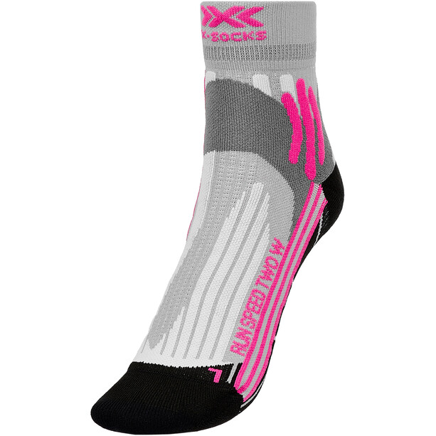 X-Socks Run Speed Two Socken Damen grau