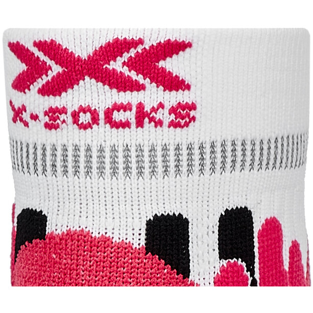 X-Socks Run Speed Two Calcetines Mujer, blanco