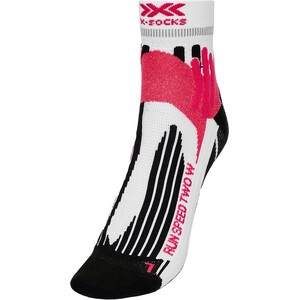 X-Socks Run Speed Two Chaussettes Femme, blanc blanc