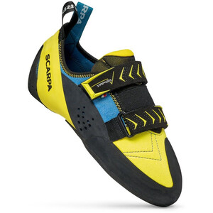 Scarpa Vapor V Chaussures d'escalade Homme, jaune/bleu jaune/bleu