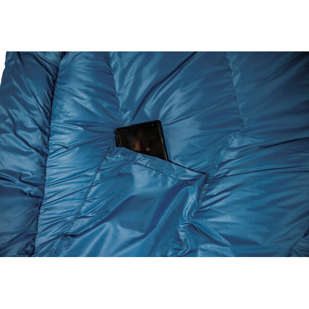 Grüezi-Bag Biopod DownWool Ice 175 Sacos de dormir, azul