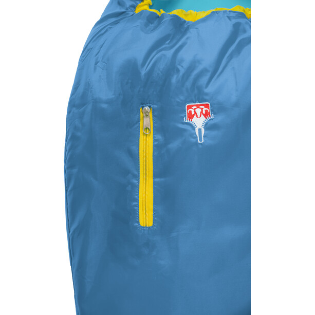 Grüezi-Bag Grow Colorful Schlafsack Kinder blau