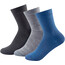 Devold Daily Light Socken 3 Pack Kinder blau/schwarz