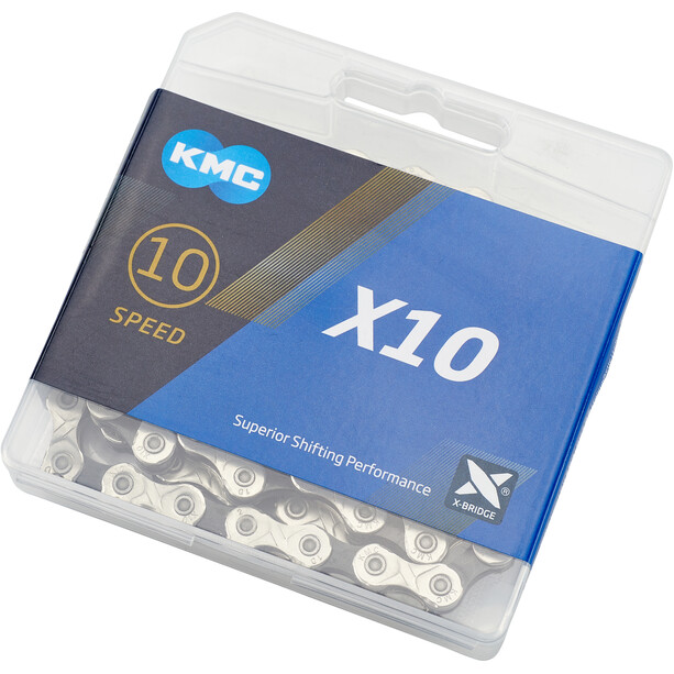 KMC X10 Kette 10-fach silber/schwarz