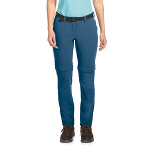 Maier Sports Inara Slim Pantalón Zip-Off Mujer, azul azul