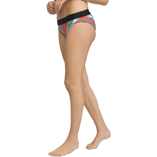 Prana Ramba Bikini Damer, sort/rød