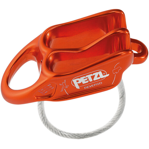Petzl Reverso Belay Device red