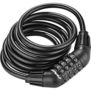 Red Cycling Products Secure Combi Candado de cable, negro negro
