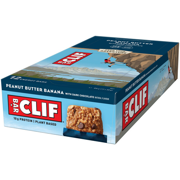 CLIF Bar Energy Riegel Box 12 x 68g Banane/Dunkle Schokolade