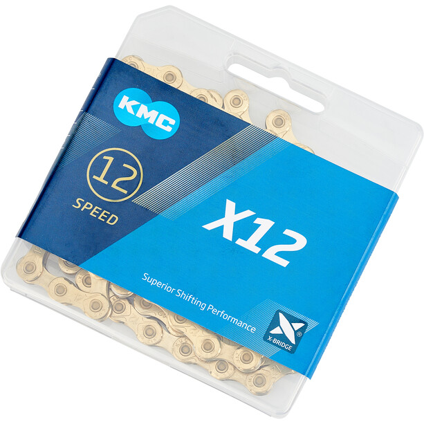 KMC X12 Ti-N Kette 12-fach gold