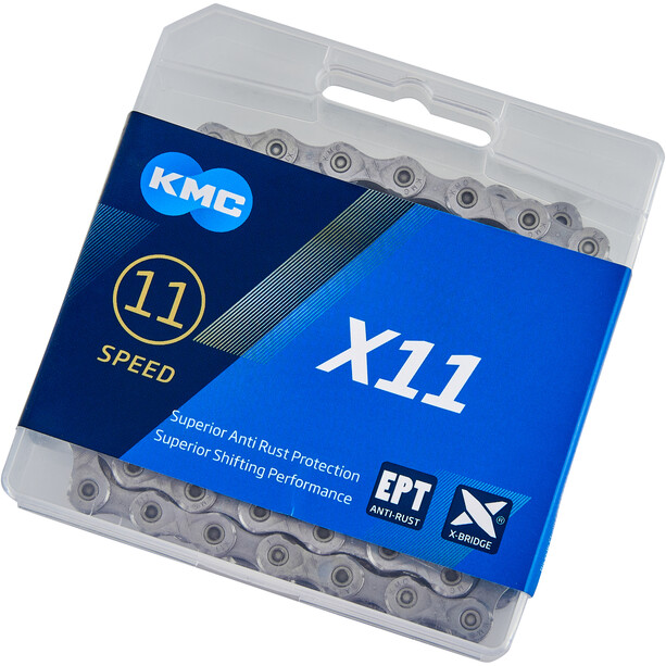KMC X11 EPT Fietsketting 11-speed, grijs
