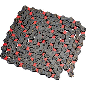 KMC DLC 12 Bicycle Chain 12-speed black/red
