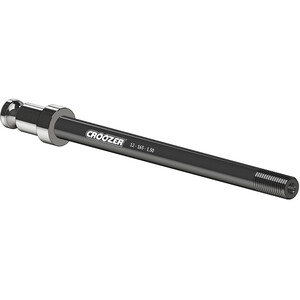 Croozer Click & Crooz Pluss akselkobling 12x165mm-1,50 N Svart/sølv Svart/sølv