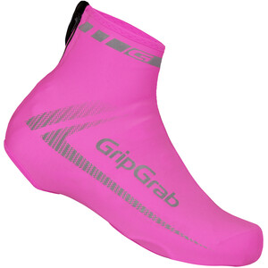 GripGrab RaceAero Hi-Vis Lightweight Lycra Überschuhe pink pink