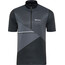 Gonso Ripo T-shirt de cyclisme avec zip pectoral Homme, noir