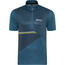 Gonso Ripo T-shirt de cyclisme avec zip pectoral Homme, bleu