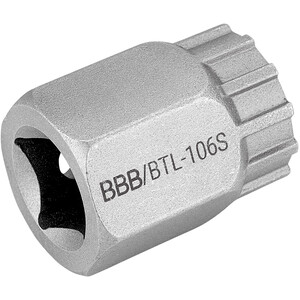 BBB Cycling LockPlug BTL-106S Zahnkranzabzieher 1/2" silber silber
