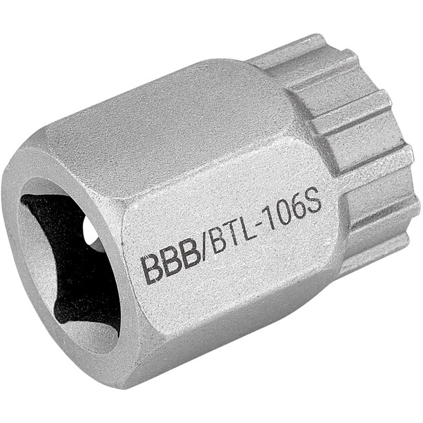 BBB Cycling LockPlug BTL-106S Zahnkranzabzieher 1/2" silber
