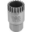 BBB Cycling BracketPlug BTL-109 Tretlagerabnehmer 1/2" silber