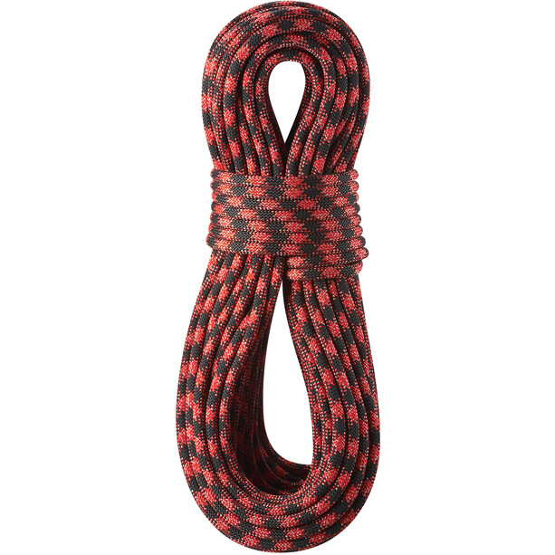 Edelrid Cobra Cuerda 10,3mm x 70m, negro/rojo