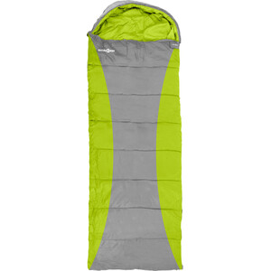 Brunner Camper Outdoor Saco de dormir rectangular, gris/verde gris/verde