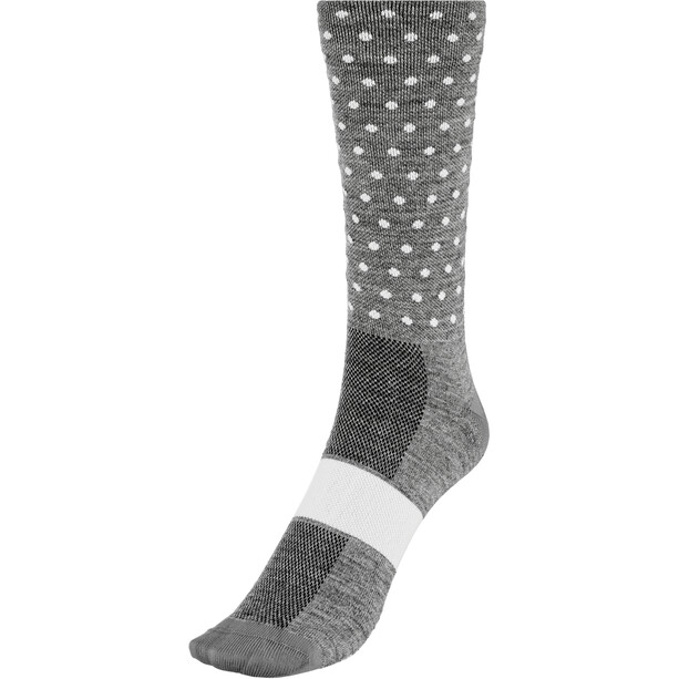 Giro Seasonal Merinowolle Socken grau/weiß