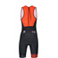Santini Sleek 775 Strój triathlonowy bez rękawów Mężczyźni, czarny/pomarańczowy