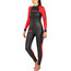 Colting Wetsuits Open Sea Märkäpuku Naiset, musta/punainen