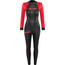 Colting Wetsuits Open Sea Märkäpuku Naiset, musta/punainen