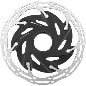 SRAM Centerline XR Rotor Disco del freno 2 Pezzi Profilo Arrotondato Centerlock, nero/argento