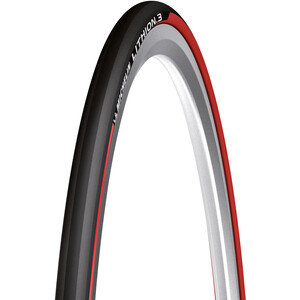 Michelin Lithion 3 Foldedæk 28x0.90", sort/rød sort/rød