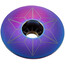 Supacaz Star Capz Headset Top Cap Geanodiseerd, violet/roze