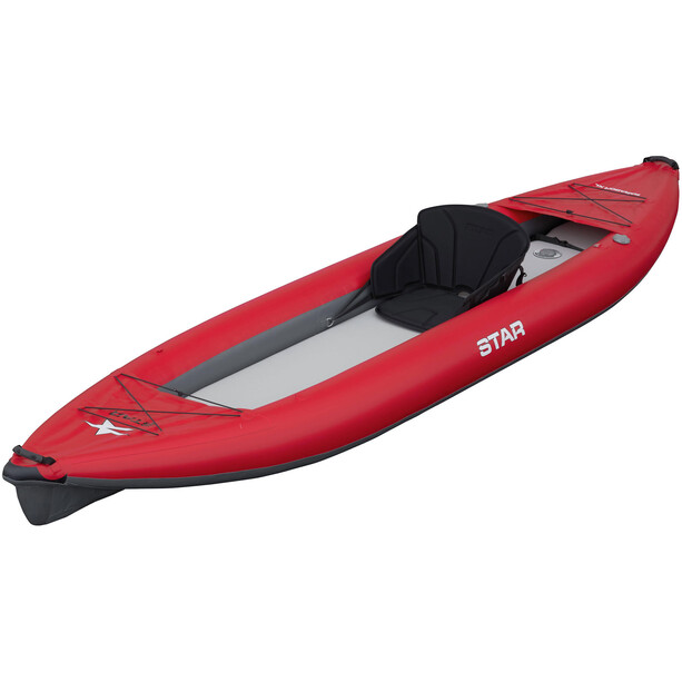 NRS STAR Paragon XL Kayak Hinchable 13'6", rojo