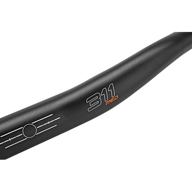 SQlab 311 2.0 manillar Ø31,8mm 25mm Aluminio, negro