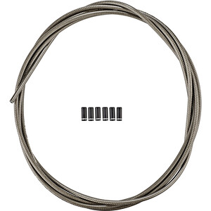 Jagwire CGX SL Coque pour câble de frein 5mm 3m, gris/argent gris/argent