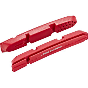 Jagwire Mountain Pro Brake Pad Inserts for Wet Conditions red