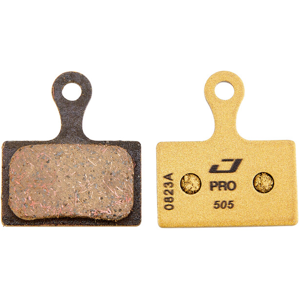 Jagwire Pro Semi-Metallic Disc Brake Pads for Shimano Metrea/Rever Flatmount MCX2 MC gold