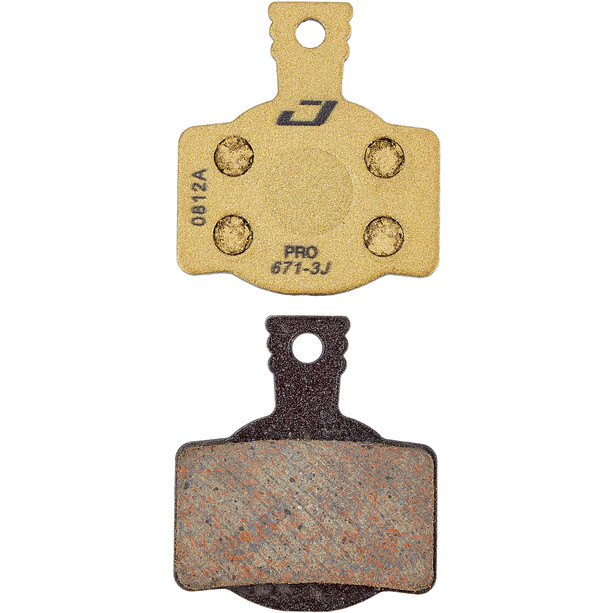 Jagwire Pro Semi-Metallic Disc Brake Pads for Magura MT8/MT6/MT4/MT2 1 Pair gold