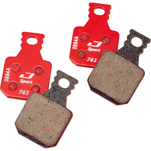 Jagwire Sport Semi-Metallic Disc Brake Pads for Magura MT7/MT5/MT Trail Front 1 Pair red