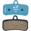 Jagwire Sport Organic Brake Pads for Shimano Saint/Deore XT/Zee 1 Pair blue