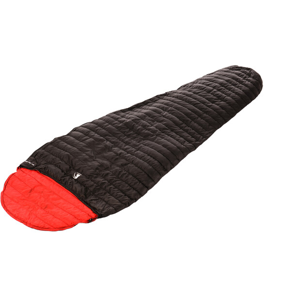Alvivo Ibex Ultra Light Sacos de dormir, negro/rojo