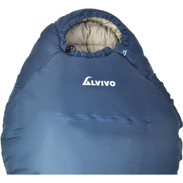 Alvivo Arctic Expedition Schlafsack blau/grau