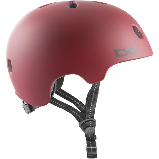 TSG Meta Solid Color Helmet satin oxblood