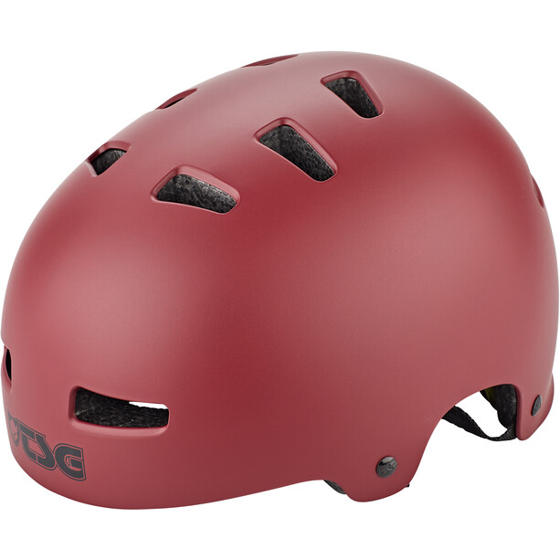 TSG Evolution Solid Color Helmet satin oxblood