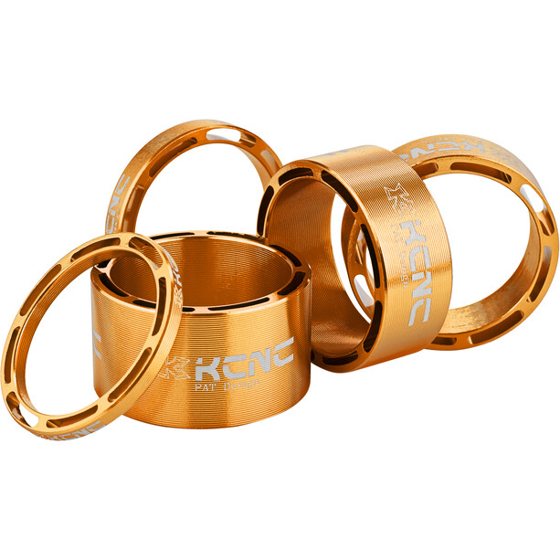 KCNC Hollow Design Steuersatz Spacer 1 1/8" 3/5/10/14/20mm gold